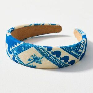 Anthropologie NWT Stamp Print Headband